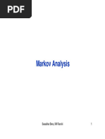 Markov Analysis: 1 Sasadhar Bera, IIM Ranchi