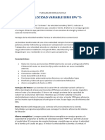 Bomba variable EPV ahorra hasta 85% energía