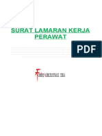 Surat Lamaran Kerja Perawat