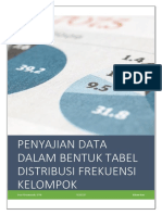 Penyajian Data Dalam Bentuk Tabel Distribusi Frekuensi Kelompok