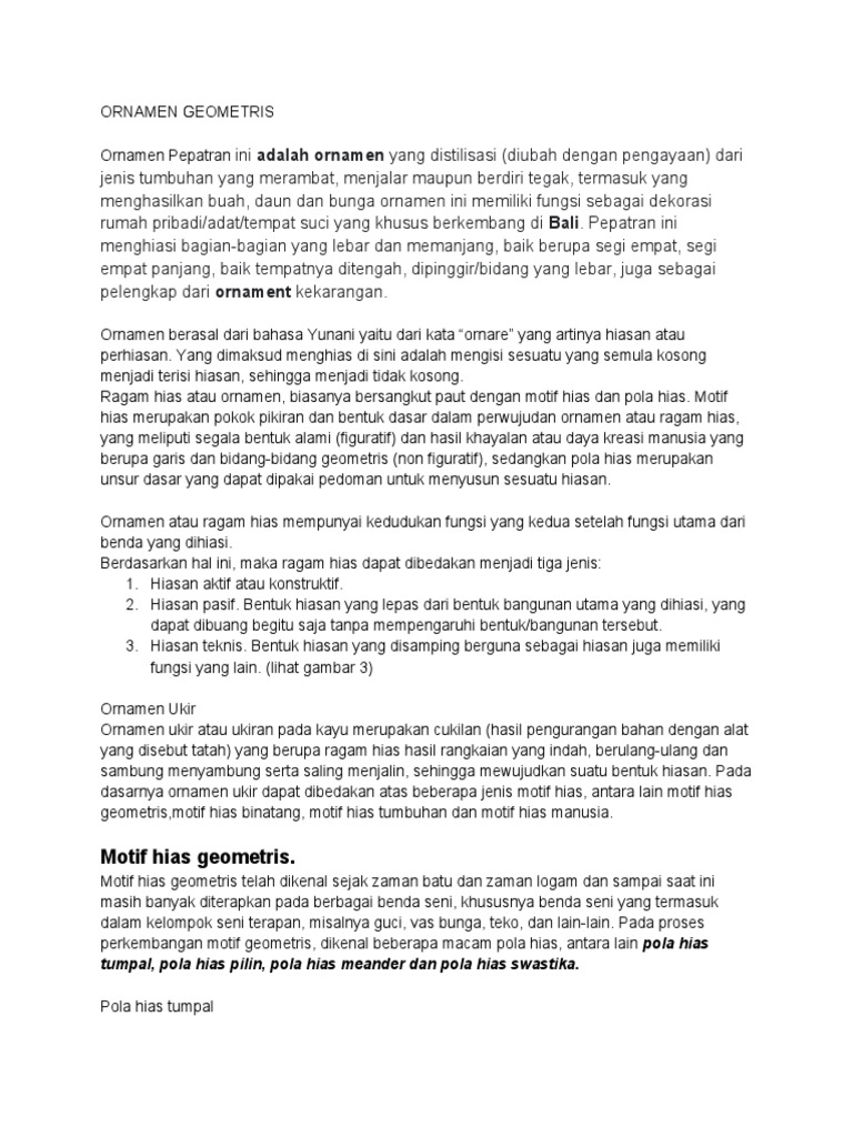 Ornamen geometris pdf griya taman sains matematika