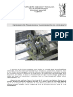 MECANISMOS DE TRANSMISIÓN Y TRANSFORMACIÓN DEL MOVIMIENTO - PDF Descargar libre