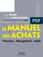 (Références) Soulet de Brugière, François_ Perrotin, Roger - Le manuel des achats _ processus, management, audit-Ed. d'Organisation (2007)