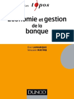 Eric Lamarque, Vincent Maymo - Economie Et Gestion de La Banque-Dunod (2015)