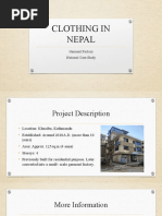 Clothing in Nepal National Case Study