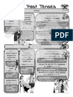 Preview - B&W - Past Tenses - Worksheet