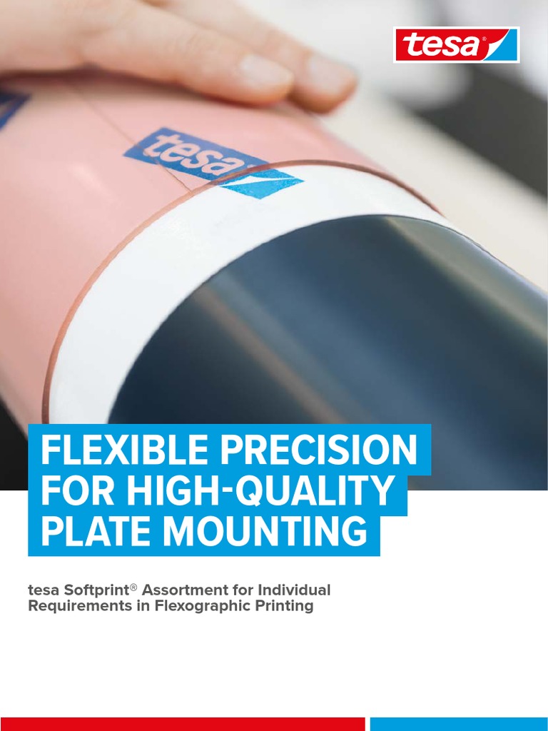 Self-Adhesive Plate Mounting Sleeves - tesa