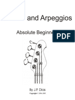 Arpeggio Guitar Chord Chart Template