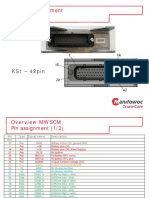 SCM Plug Assignment: KS1 - 42pin