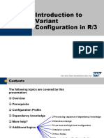 Introduction To Variant Configuration in R/3