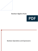 Boolean Algebra Rules