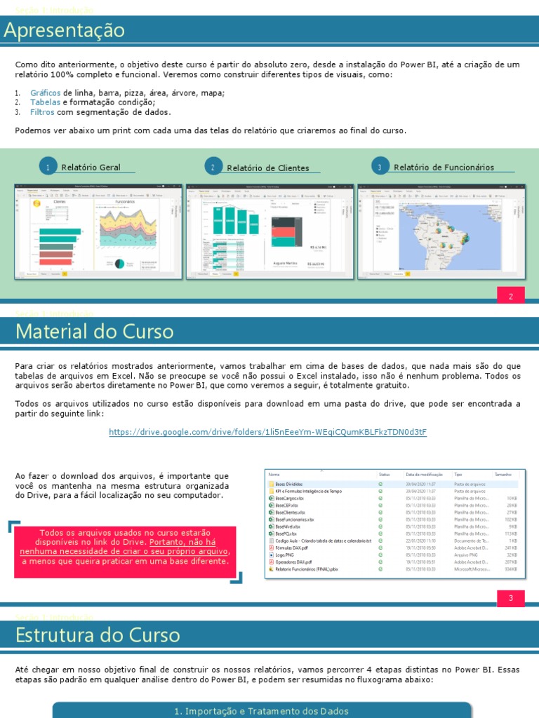 Curso Prático de Power BI do Zero | PDF | Dados | Janela (informática)