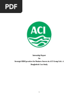 Strategic HRM Practices For Business Success in ACI Group Ltd. - A Bangladesh Case Study 04june 2018