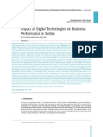 Impact of Digital Technologies On Business Performances, E. Kahrović, A. Avdović