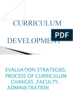 Curriculum Evaluation Strategies