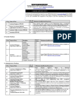 Career Oppurtunity: 1. Project Management Unit