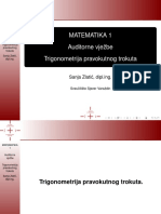 Trig Prav Trokuta I Primjena