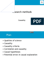 Research Methods: Causality