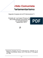 El Partido Comunista y El Parlamentarismo
