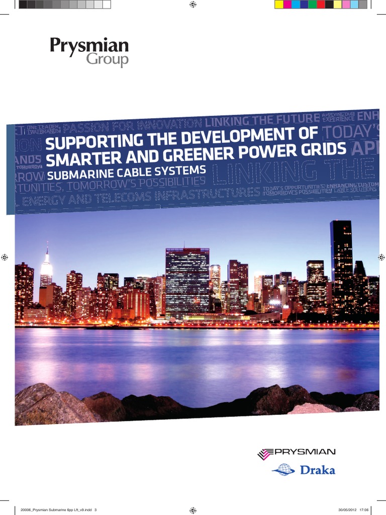 Prysmian's Sustainable Cable Solutions | PDF | High Voltage Direct ...