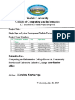 Single Sign On System Development Wolkite University Systems New