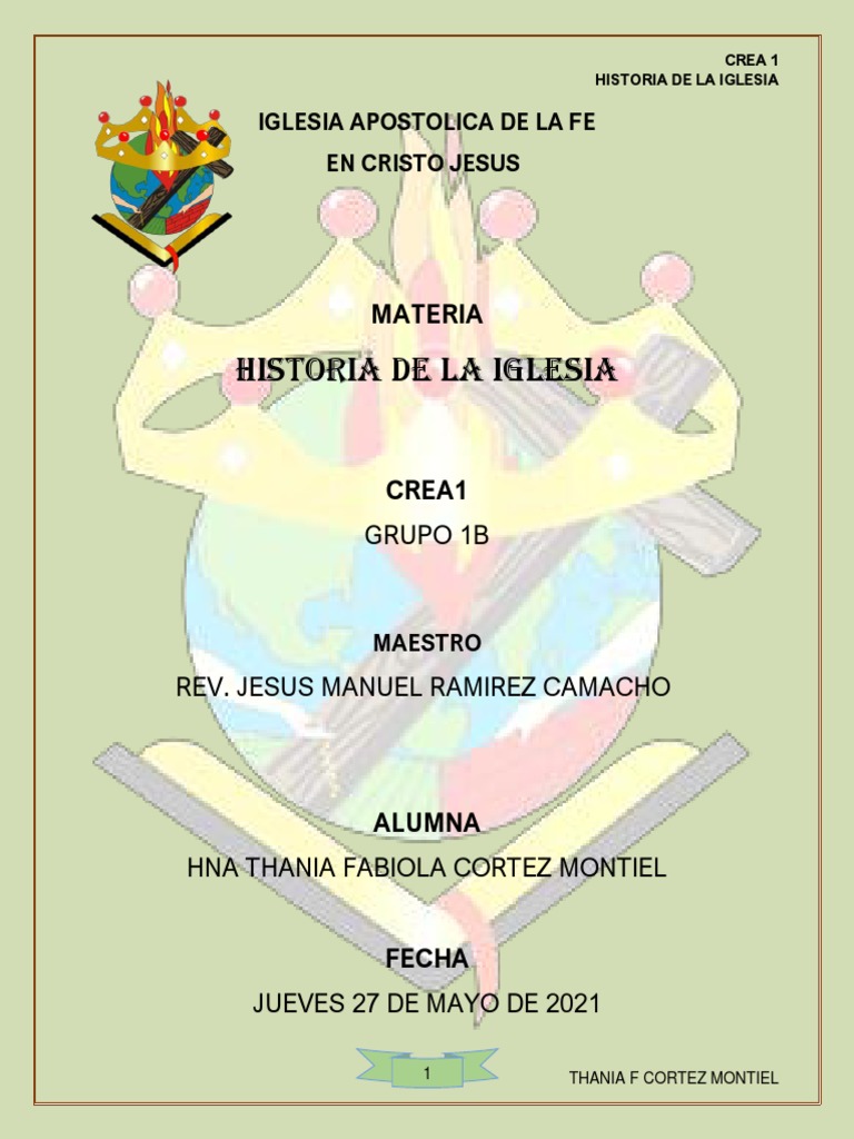 Historia de la Iglesia Apostólica | PDF | Pentecostalismo | Iglesia ...