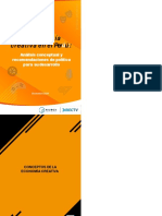 La Economía Creativa en El Perú - Análisis Conceptual y Recomendaciones de Política para Su Desarrollo