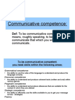 Communicativ Competence