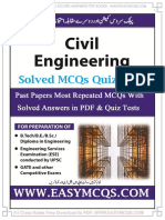 Civil Engineering MCQs: Angle of internal friction and more