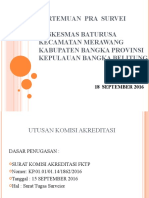 Persiapan Survei Akreditasi - PKM Purwosari