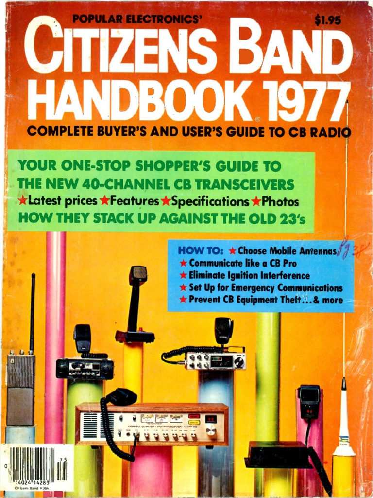 Popular Electronics Citizens Band Handbook 1977 PDF