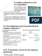 4.4. Gestión de Residuos Radiactivos en La Industria y en La Agricultura