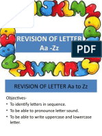 Revision of Ato Z Letter