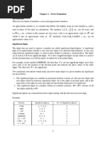 Ch-1 Error Estimation