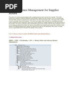 Advance Return Management For Vendor Returns