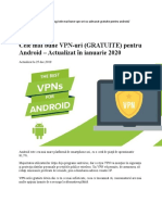 Cele Mai Bune VPN-uripentru Android