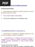 Verifying Documents at Different Phases