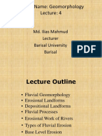 Course Name: Geomorphology: Md. Ilias Mahmud Lecturer Barisal University Barisal