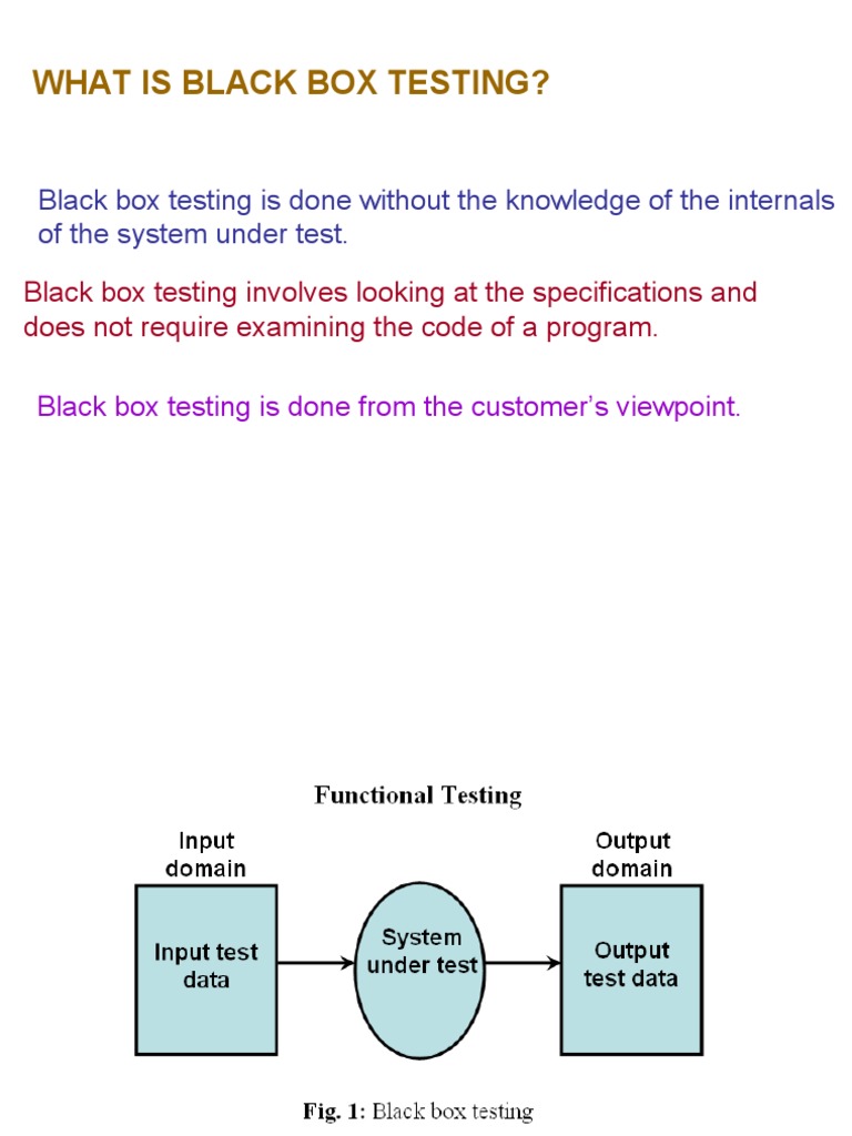Black Box Testing Software Testing Quadratic Equation