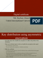 Digital Certificate: Md. Rayhan Ahmed United International University (UIU)