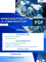 Mondialisation Et Crise de La Communication-Converti