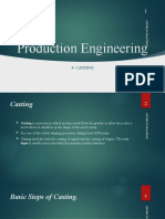 Production Engineering 4 - Casting