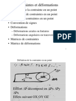 CH2 1CONTRAINTES  DEFORMATION LOI HOOKE FLEXION  cours 1 copy