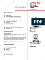 Sanitary Diaphragm Valve: Description