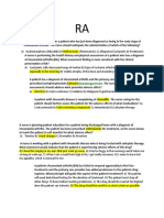 RA Nurse Assesses Patient Taking Methotrexate