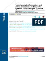 A Comprehensive Study of Secondary and Tertiary Vortex Phenomena of Flow Past A Circular Cylinder: A Cartesian Grid Approach