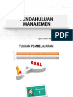 Pendahuluan Manajemen