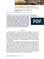 Financial Factors and Non-Financial To Financial Distress Insurance Companies That Listed in Indonesia Stock Exchange