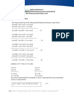 MODUL PERTEMUAN 11 Rumus Penjumlahan Dan Perkalian Dalam Trigonometri