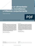 Cálculo de Un Alimentador Con Cargas Monofásicas y Trifásicas Conjuntamente